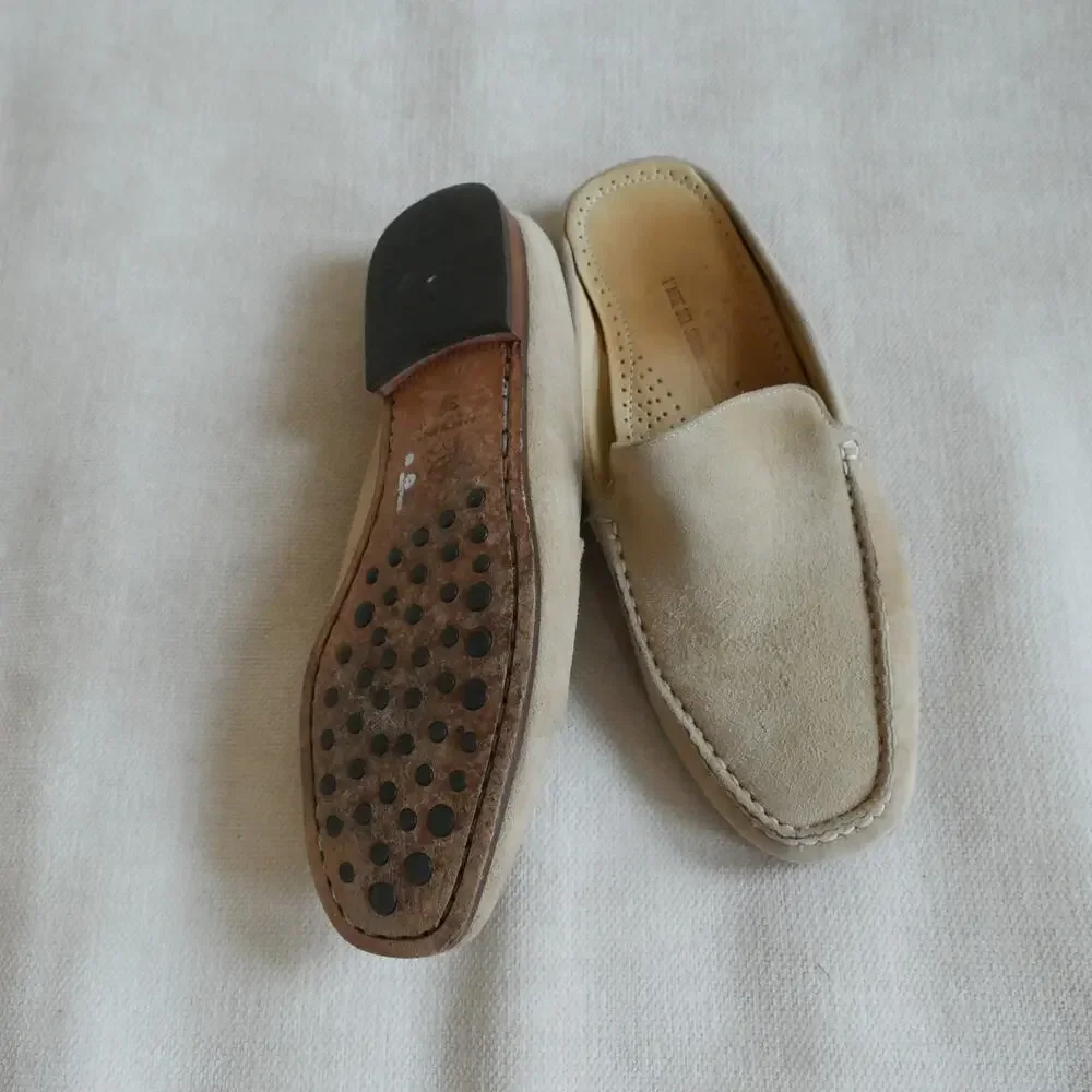 L’ARTE DEL SANDALO CAPRESE Loafer suede mule slide made in Italy 38 or 7.5 - Picture 6 of 15